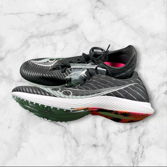 Saucony Other - Saucony Velocity MP Mens Size 11.5 Black Vizi Mid-Distance Track Shoes/Spikes